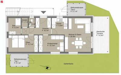 ERSTBEZUG: Gartenwohnung in Ruhelage!