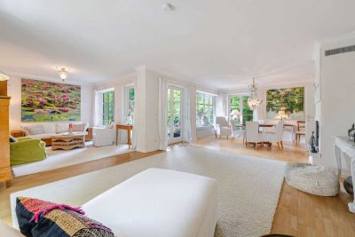 Ready to live: Voll möblierte Landhaus-Villenhälfte im Herzen von Seeshaupt