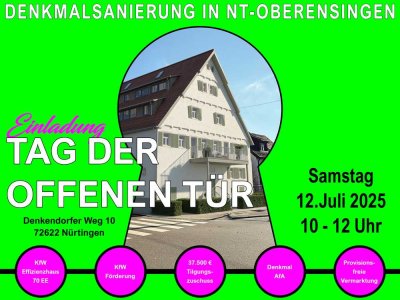 Kulturdenkmal, hohe Abschreibung, schlüsselfertig saniert 2-Zi, Balkon, €37.5k Zuschuss - KfW EH70EE