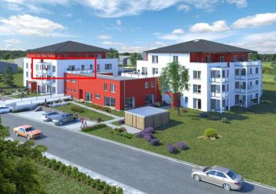 Moderne 2,5 Zimmer Wohnung in Mietingen im Wohnpark 1 Baujahr: 2019/2020  * Mindestalter 50 plus *