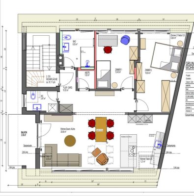Stilvolle 4-Zimmer-Wohnung, hochwertig saniert, mit Balkon, auf zwei Ebenen und EBK. **Erstbezug**