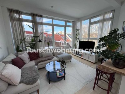 Tauschwohnung: Penthouse an der Spree mit Dachterrasse