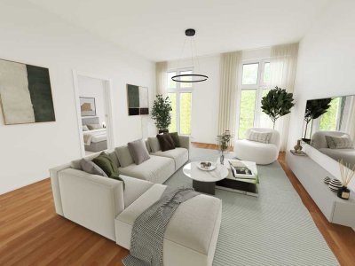 Hübsches 2-Zimmer-Appartment in Köln Junkersdorf in saniertem Baudenkmal,Aufzug, Stellplatz, Parkett