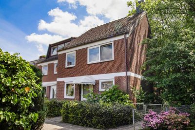 Bremen-Oberneuland: Einfamilien-Reihenendhaus mit Potenzial in beliebter Lage mit TG-Stellplatz