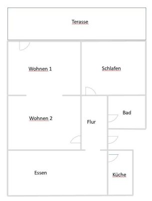 4 Zimmer EG-Wohnung mit Garten und Garage