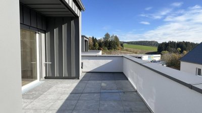 Hellmonsödt | Helle 4 ZI-Dachgeschoßwohnung mit südseitiger Dachterrasse u. zwei Tiefgaragenplätzen!