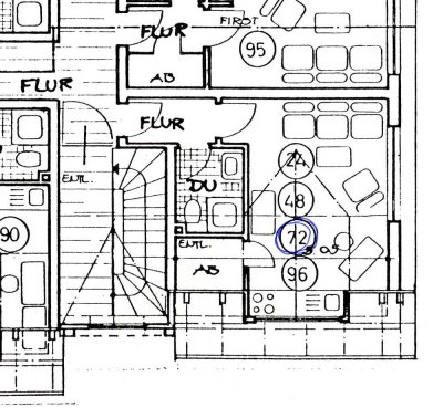 Gepflegtes Studentenappartement mit einem Zimmer und Einbauküche in Siegen