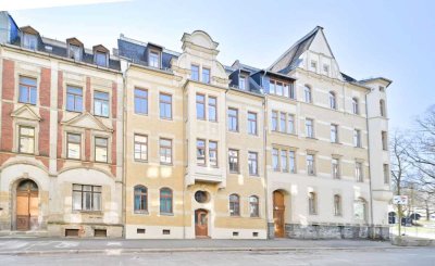 WOW-Faktor! hervorragende, großzügige 4 Zimmer Familienwohnung in Plauen mit Balkon und viel Platz