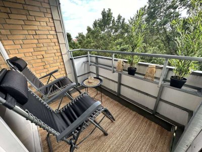 Lindener Markt: Moderne 1,5 Zi-Whg. mit Balkon, EBK und möbliert