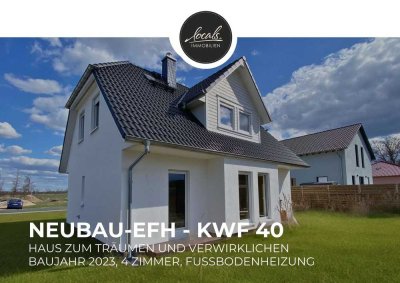 Neubau-Wohlfühlhaus im Grünen - KfW 40 - mit großem Garten und Top-Anbindung nach Potsdam und Berlin