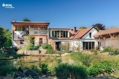 2 Streckhöfe mit idyllischem, naturnahen Garten samt Schwimmteich werden zu einem großen Ganzen!