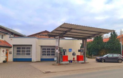 Mischobjekt in Bornhöved, Tankstelle, 2 Wohnungen und Werkstattraum! Preis VHB