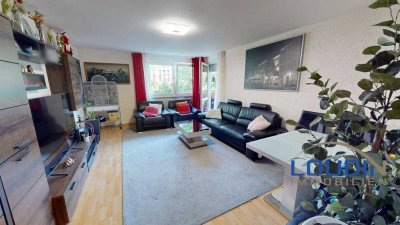 3-Zimmerwohnung mit Balkon.