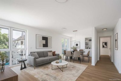 Design trifft Funktion – Maisonette mit Dachterrasse, Balkon & zwei Ebenen Privatsphäre