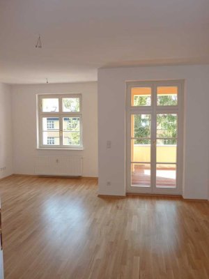 Stilvolle 3-Raum-Wohnung mit sonniger Loggia am Mariannenpark!