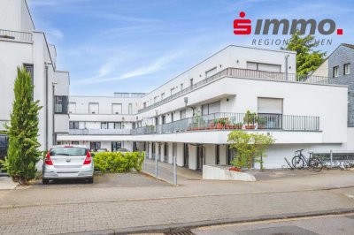 Stilvolles Wohnen mit 2 Dachterrassen 
und Stellplatz in der Nähe des Westparks