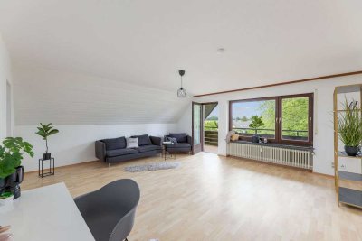 Pure Erholung: 1-Zimmer-Wohnung mit Balkon und Aussicht – Toplage in Bad Herrenalb-Neusatz