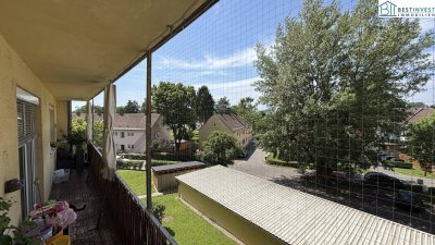 Ruhige Familienwohnung mit großem Balkon | Nahe Merkur Arena
