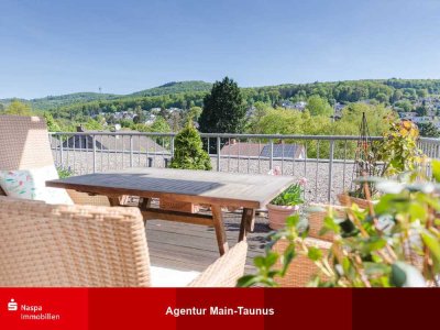 Eppstein Vockenhausen: Altengerechte 2,5-Zimmer-Wohnung mit Traumterrasse und Weitblick!