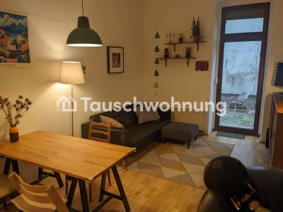 Tauschwohnung: Wohnung im EG in Hinterhaus mit Garten
