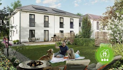 Warum nicht mit Freunden bauen und die Kosten teilen ? Deine Doppelhaushälfte in Borkwalde