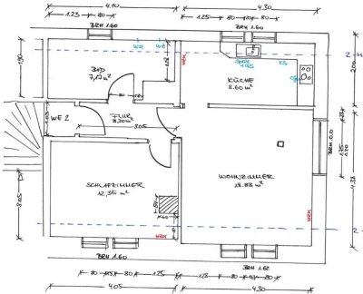 Ansprechende 2-Zimmer-DG-Wohnung in Siebeneichen