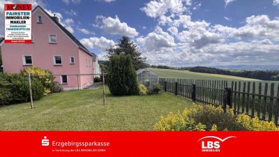 Mit tollem Blick ins Erzgebirge