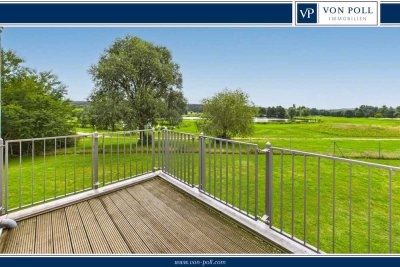Bezugsfreie, helle Eigentumswohnung mit großer Westterrasse am Golfplatz Motzen