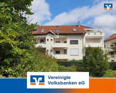 Sichere Kapitalanlage: Gepflegte 1-Zimmer-Wohnung mit großem Balkon, Einbauküche und Garagenbox
