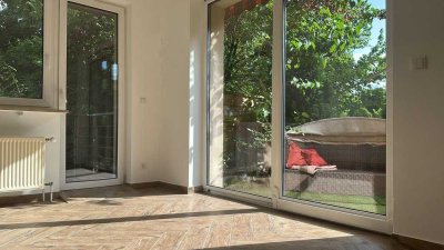 Keine Kaufprovision: 2-Zimmer-Wohnung mit Terrasse, Balkon, Garten & Garage