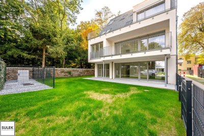 Exklusive Gartenwohnung: 3 Zimmer Erstbezug im Projekt Villa Mauerbach2 – bezugsfertig!