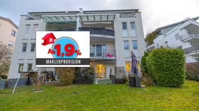 3 Zimmerwohnung im EG mit Gartenanteil