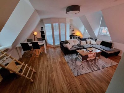 Attraktive und gepflegte 3-Zimmer-DG-Wohnung in zentraler Lage in Obernburg
