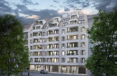 „Wohnoase Siebenbrunnengasse 44 – STILVOLL WOHNEN MIT WEITBLICK – Nachhaltig. Besonders.“