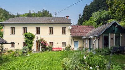 Ihr Naturidyll in Hüttenberg – Einfamilienhaus mit über 5.900 m² Grundfläche am Fluss