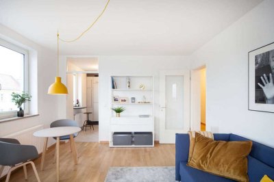 Zeitvermietung – Möblierte 2-Zimmer-Wohnung mit großer Terrasse in Berlin-Mitte!!!