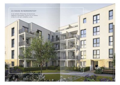 Erstbezug nahe Ochsenzoll: exklusive 3-Zimmer-Wohnung, Balkon, EBK