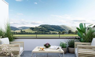 WE 09    |    Exklusive und extravagante Dachstudio-Wohnung   |    DUO OBERRIED
