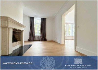 Klassik mit klarer Linie - Moderner Wohnstil im Stilaltbau