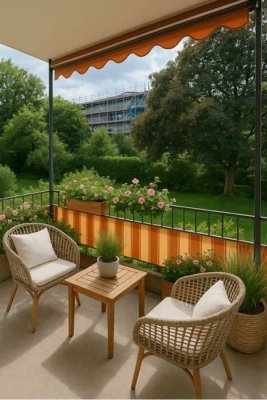 Mieter ab August gesucht. Charmante Wohnung mit Sonnenbalkon!
