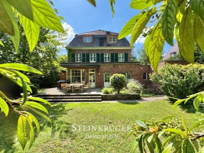 Klassische Altbauvilla (BJ 1928) mit traumhaftem Garten u. Garage in prachtvoller Marienburger Allee