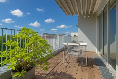 Stilvolles Wohnen: Penthouse mit Rundum-Austritt und Direktlift