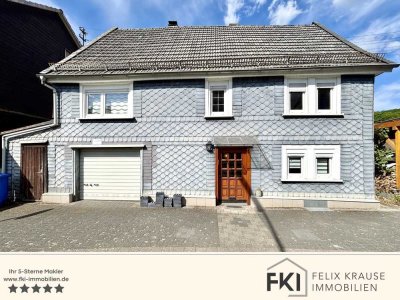 **solides Einfamilienhaus mit Garten in zentraler Lage von Niederfischbach**