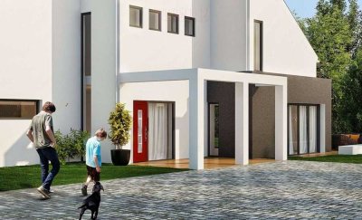 Alfter Höhenlage, Neubau mit individueller Flächen- und Raumgestaltung im KfW 40 Standard