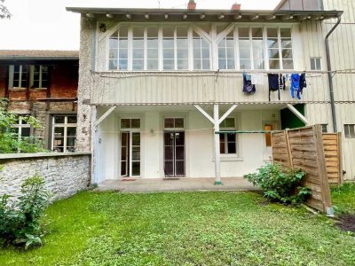 Lörrach-Innenstadt: 2,5 Zimmer-Garten-Wohnung mit Flair - Ideal für Pendler