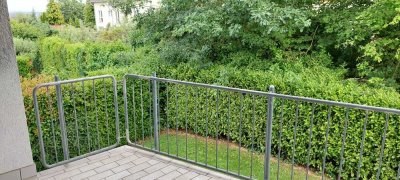 Die Sonne auf den Balkon