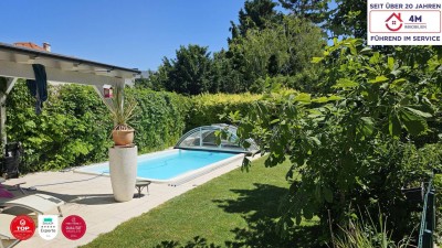 ‍♀️ 365 Tage Urlaubsfeeling – exklusives 5-Zimmer-Haus mit Pool &amp; Gartenidylle in Wien ‍♀️