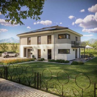 Mit Freunden Tür an Tür