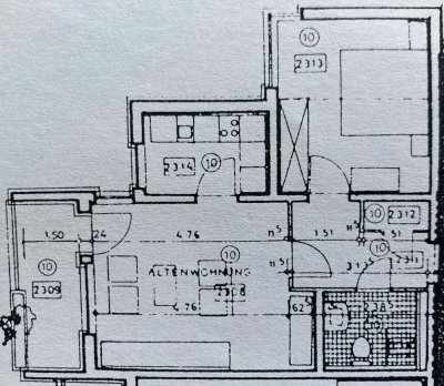 Seniorengerechte, helle, ruhige 2-Zimmer-Wohnung mit Balkon in Bergisch Gladbach - Hand