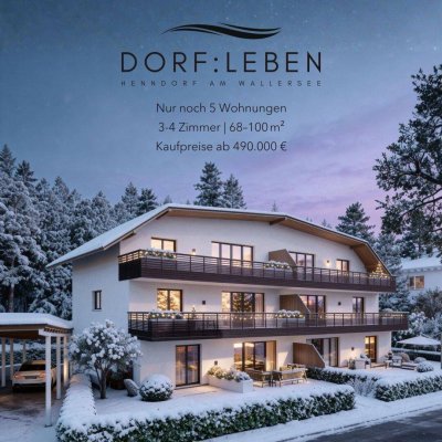 Wohnen in Henndorf am Wallersee – Moderne 4-Zimmer Neubauwohnung mit Terrasse